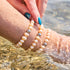 Champagne | Argent sterling 925 | Bracelet en perles d'eau douce